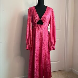 Elegant Pink Women's Dress